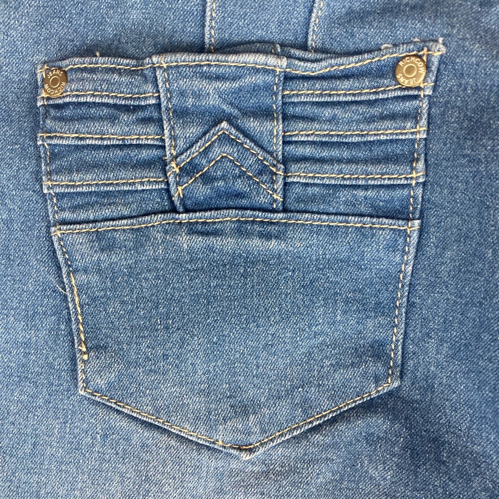 Richcow Jeans Womens Size 17‎ Blue Denim Distressed Skinny - Picture 5 of 15
